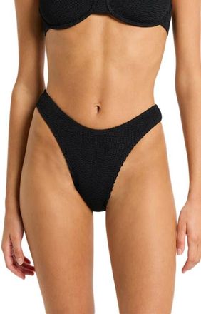 Bond-Eye Christy Bikini Bottoms in Black Recycled at Nordstrom