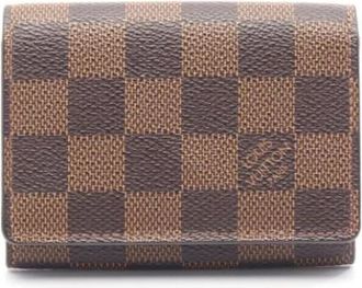 Louis Vuitton Pre-owned Canvas Portemonnee - unisex - Vintage Accessoires - Bruin - ONE Size - Vintage