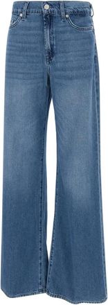 7 For All Mankind Lotta Hilo Jeans - Dames - Loose Fit Jeans - Blauw - W30 - Katoen - Jeans