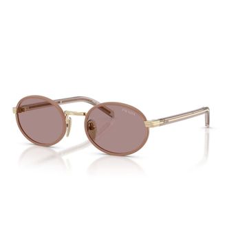 Prada Sunglasses, unisex, Yellow, Size: 52 MM Oval Sunglasses