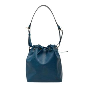 Louis Vuitton Pre-owned Petit Noe - Dames - Pre-owned - Blauw - Maat: ONE Size Leer