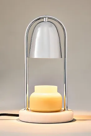 Anthropologie Metal Arch Candle Warmer Lamp