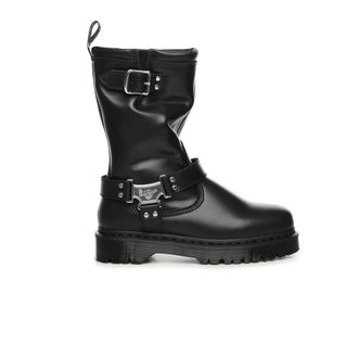 Dr. Martens High Boots, female, Black, Size: 11 US Anistone Hi