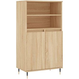 vidaXL Highboard Sonoma Oak 60x36x110 cm Engineered Wood Vidaxl