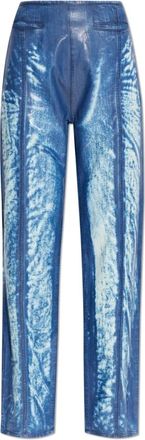 Diesel D-Lysar-Fsi Broek - Dames - Straight fit broeken - Blauw - W24 - Denim - Broeken