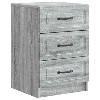 vidaXL Armario De Noche Con Caj&oacute;n Gris Sonoma 43 X 41 X 63,5 Cm Vidaxl