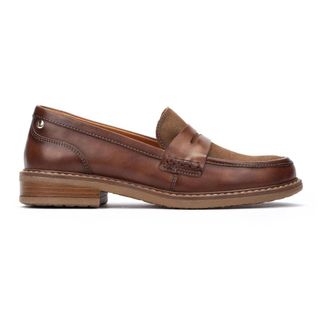 Pikolinos Bruine Damesloafer - Aldaya Stijl - Dames - Loafers - Bruin - 40 EU - Schoenen