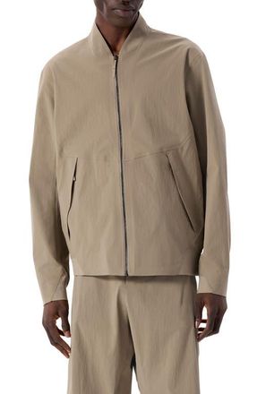 Veilance Diode Stretch Nylon Bomber Jacket in Beige at Nordstrom, Size X-Large