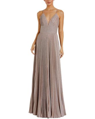 Mac Duggal V Neck Gown