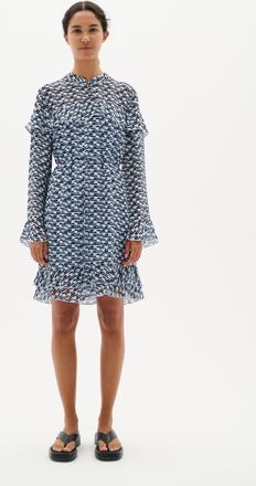 Inwear Jurk Loose fit black offwhite