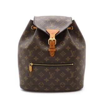Louis Vuitton Pre-owned Backpacks, female, Brown, Size: ONE SIZE Pre-owned Canvas Backpack