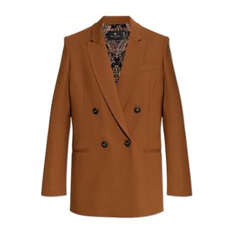 Etro Etro, Blazers, female, Brown, Size: XS Wool blazer