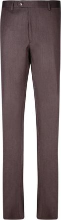Dell'Oglio Bruine Broek voor Mannen Aw 23 - Heren - Nette broeken - Bruin - 2XL - Broeken
