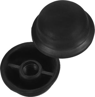 Yarnow 2pcs Umbrella End Caps Threaded Screw Replacement for Patio and Rain Umbrellas Pole Tip Protectors Compact Lightweight Parasol Accessories Secure Fit 