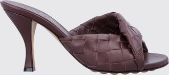 Bottega Veneta Sandali mules Blink in pelle intrecciata con tacco alto