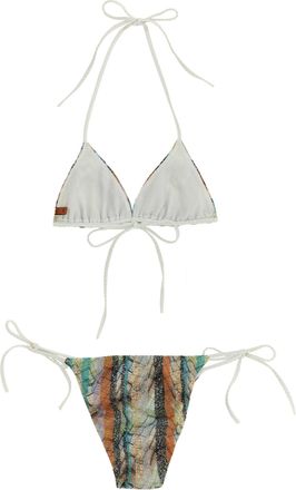 Missoni Sequined Zigzag Knit Bikini - Multicolor