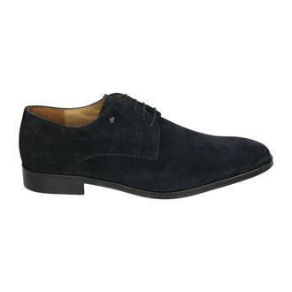Van Bommel Heren, Schoenen, Blauw, Maat: 44 1/2 EU Leer