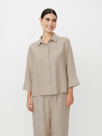 Masai MaIdakai Linen Shirt in Natural at Nordstrom, Size Xx-Large