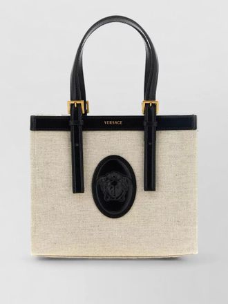 Versace riviere mini shoulder bag top handles strap