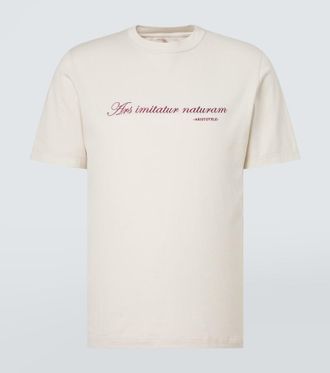 Brunello Cucinelli Printed cotton jersey T-shirt