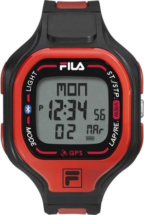 Fila Slim GPS Bluetooth Calorie Siliconen Horloge - Heren - Horloges - Veelkleurig - ONE Size - Accessoires
