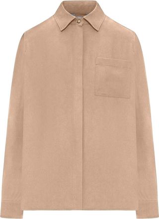 Max Mara Siaese Silk Canvas Shirt