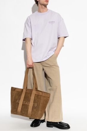 AllSaints T-shirt Xander, Mens, Purple