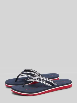 Tommy Hilfiger Zehentrenner mit Logo Details in Dunkelblau, Gr&ouml;&szlig;e 36