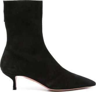 Aquazzura 55mm suede boots - women - Leather - 35 - Black