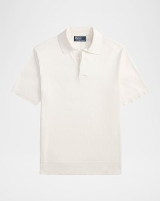 Polo Ralph Lauren Men & apos;s Cotton Short-Sleeve Polo Sweater
