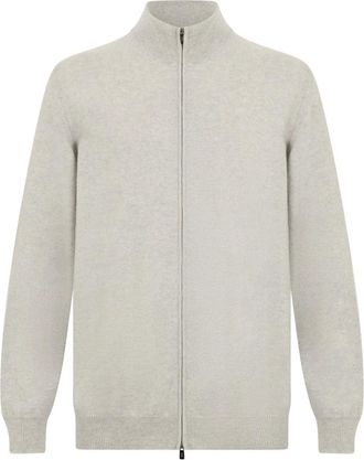 Fedeli Heren, Truien, Grijs, Maat: 4XL Kasjmier
