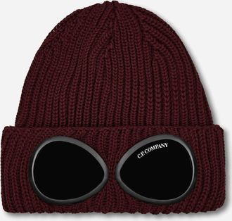 C.P. Company Extra Fine Merino Wool Goggle Beanie Andorra