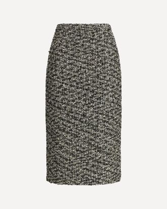 Gucci Midi Skirt in laminated boucl&eacute; fabric Female 38