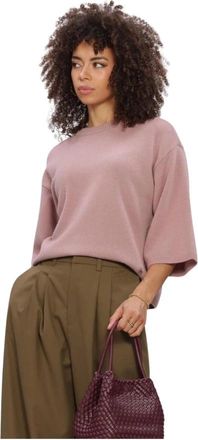 Copenhagen Muse Cmsienna Pullover - Dames - Ronde hals truien - Roze - L - Wol - Truien & Vesten