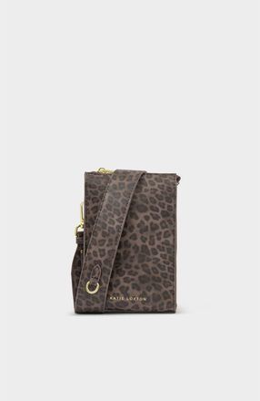 Katie Loxton Avery Slim Crossbody Bag in Leopard at Nordstrom