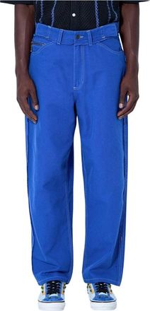 Vans Oxford Five Pocket Pants - Heren - Wijde Broeken - Blauw - W32 - Katoen - Broeken