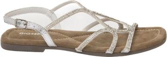 Gioseppo Schoenen, Dames, Grijs, 37 EU, Leer, Gilmanton Sandaal