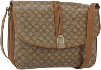 Celine Pre-owned Cross Body Bags, female, Brown, Size: ONE SIZE Pre-owned Canvas Crossbody Bag
