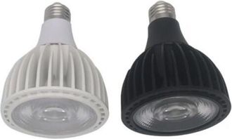 Elle L&aacute;mparas Led De Cultivo - Base E27/e26, 30w, Luz Blanca Fr&iacute;a 6000k, Ideales Para Iluminaci&oacute;n Suplementaria De Plantas - Paquete De 2, Color Blanco Y N