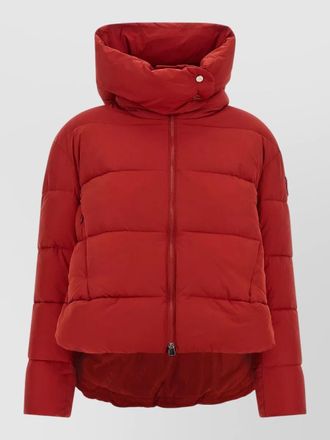 Pinko down jacket hood high collar long sleeves