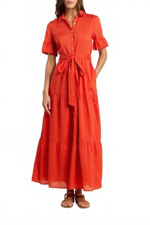 Trovata Martine Dress In Tomato
