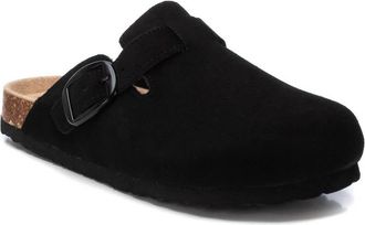 Refresh Womens Suede Clogs In Black