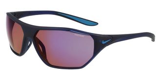 Nike AERO DRIFT E DQ0999 410 Mens Sunglasses Blue Size 65