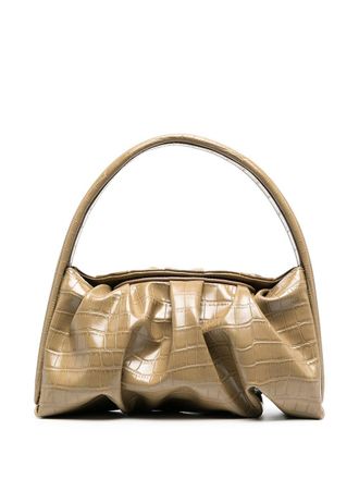 Themoir&egrave; Hera crocodile-embossed bag - Brown