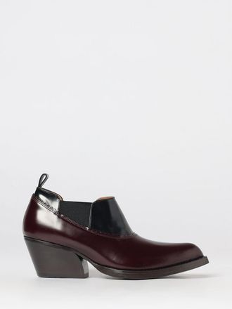 Marni Bicolour Brushed Calf Leather Texan Boots with Elasticated Ankle