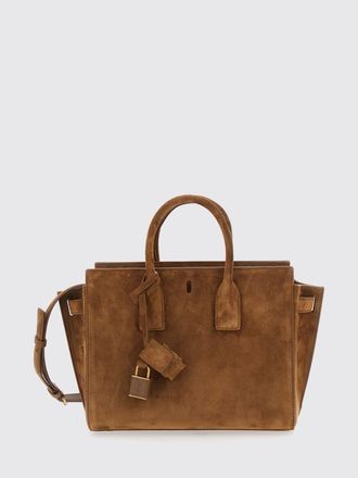 Saint Laurent Borsa a mano piccola Sac De Jour in pelle di vitello scamosciata