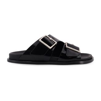 Alohas Sliders, female, Black, Size: 10 US Alba Sandal