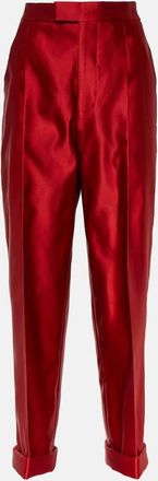 Tom Ford Silk duchesse tapered pants