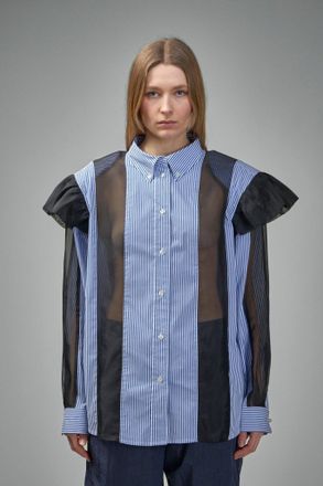 Frenken Ralf Ruffled Sliced Oversized Shirt