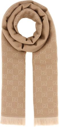 Gucci Embroidered Wool Scarf